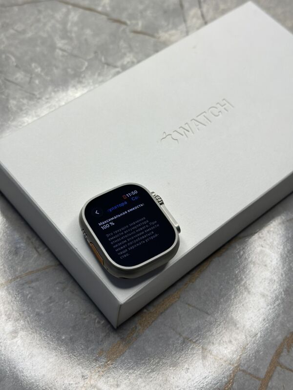Apple Watch Ultra 1 49mm 100% - Ашхабад - img 3