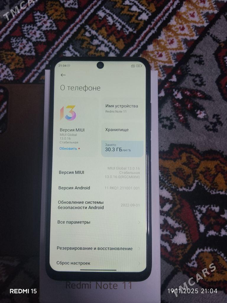 Redmi not 11 - Ашхабад - img 3
