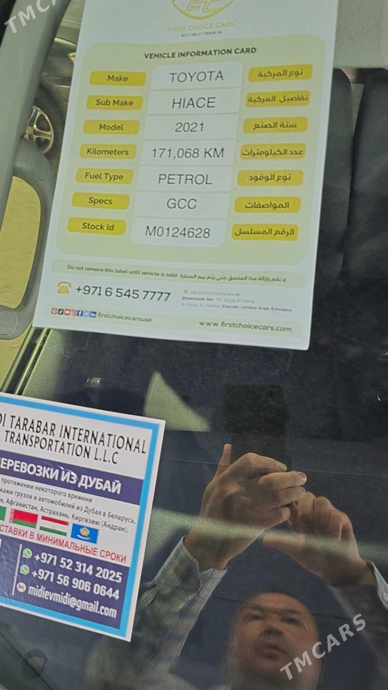 Toyota Hiace 2021 - 420 000 TMT - Türkmenbaşy etr. - img 7