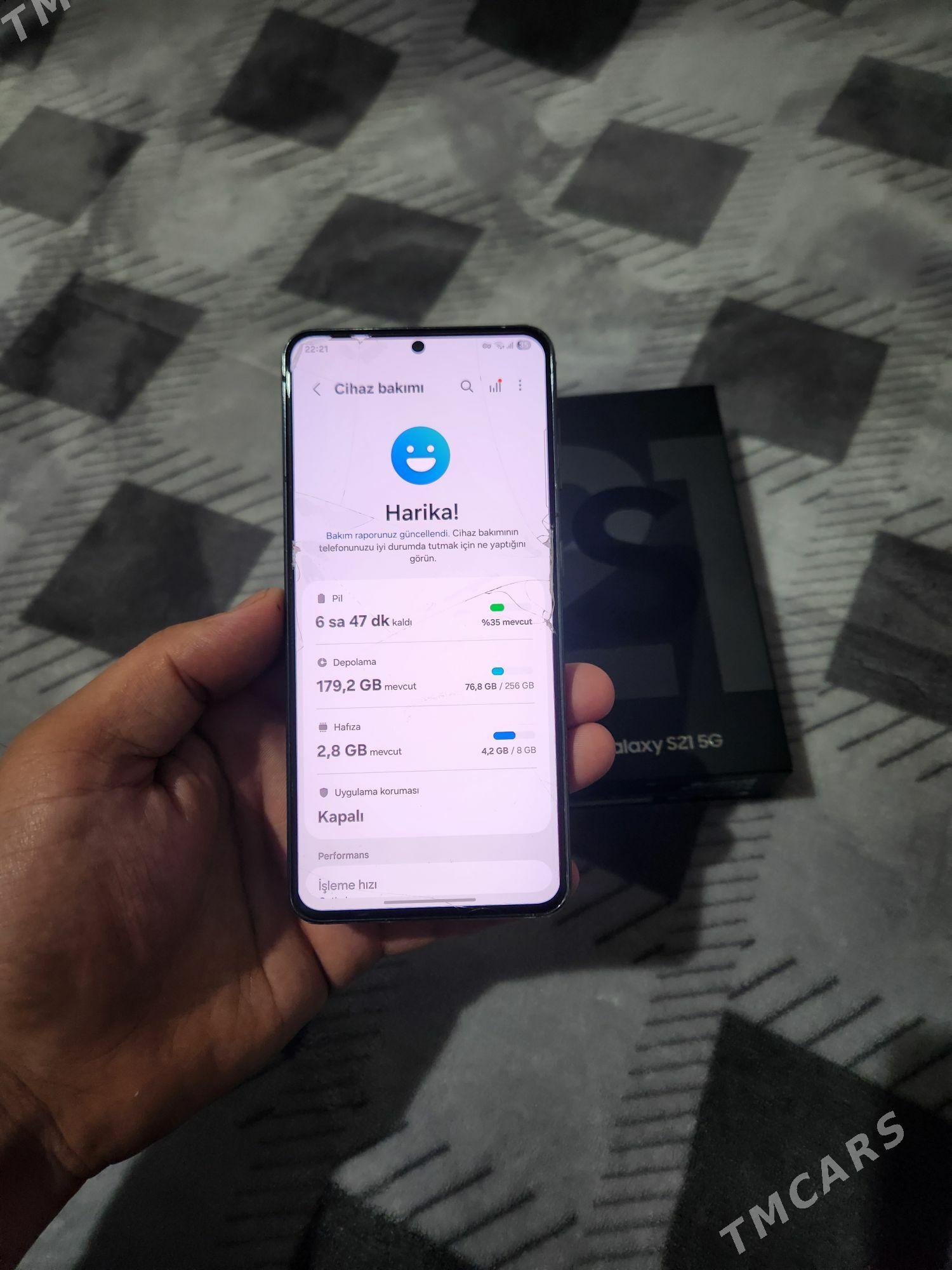 samsung s21 2sim - Büzmeýin - img 7