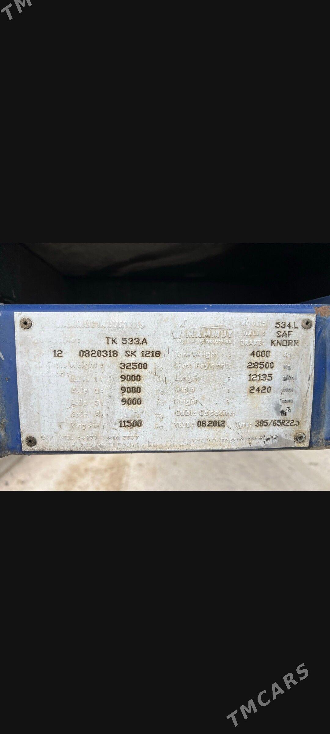 Kogel Cargo 2012 - 360 000 TMT - Мары - img 3