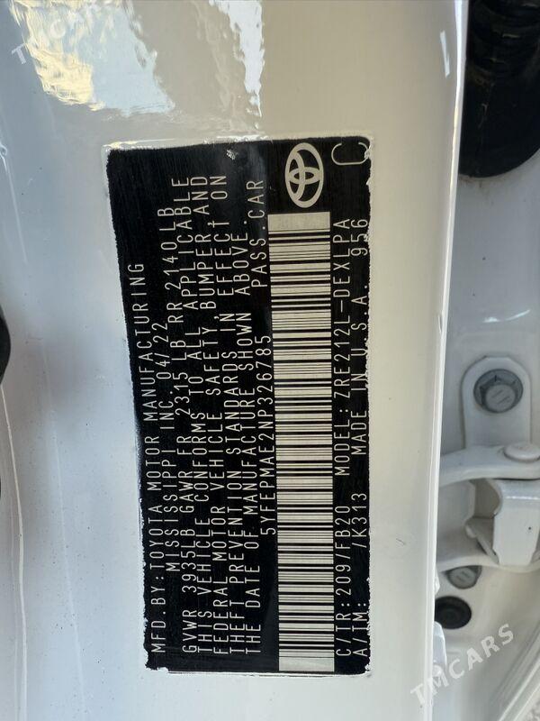 Toyota Corolla 2022 - 235 000 TMT - Ашхабад - img 9