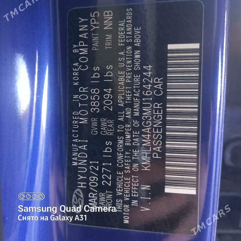 Hyundai Elantra 2021 - 200 000 TMT - Мары - img 10