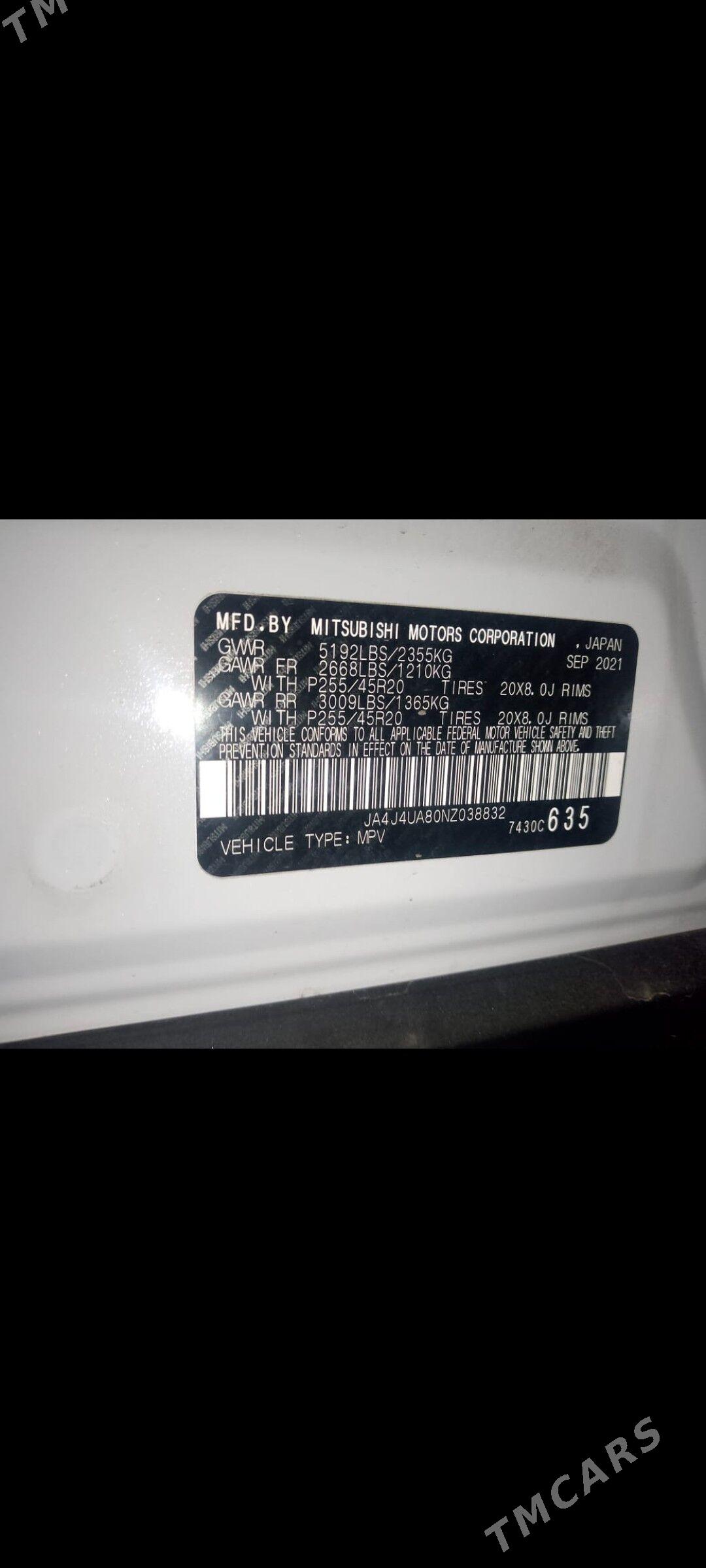 Mitsubishi Outlander 2022 - 400 000 TMT - Гуртли - img 10