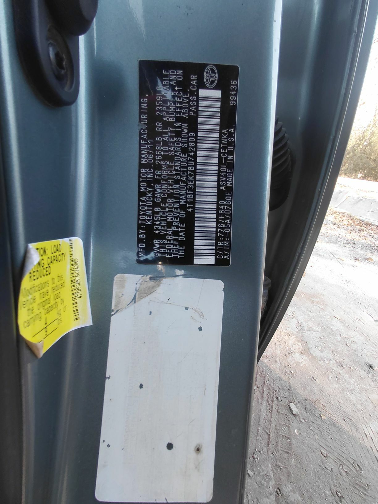 Toyota Camry 2011 - 190 000 TMT - Дашогуз - img 6