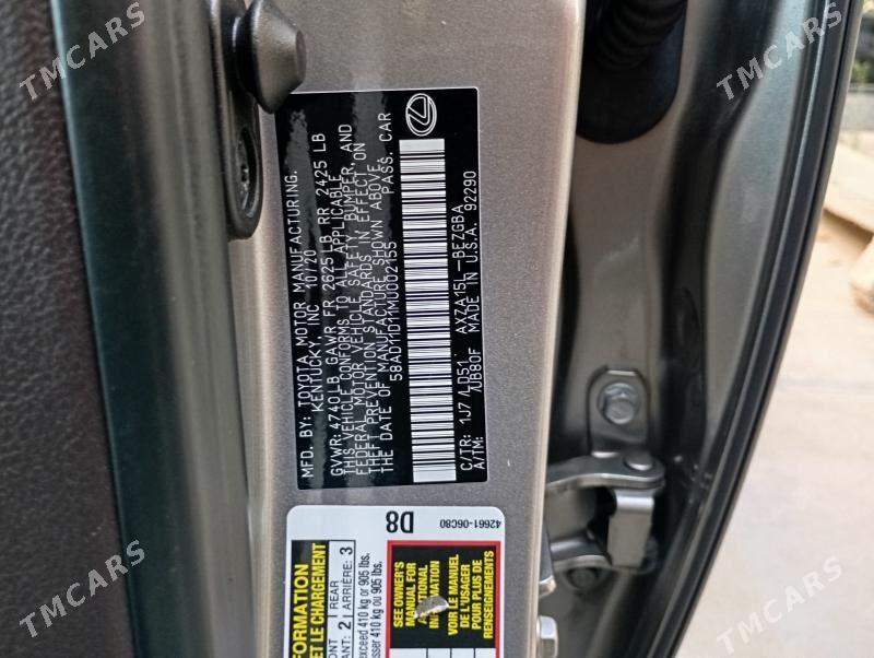 Lexus ES 350 2020 - 450 000 TMT - Мары - img 8