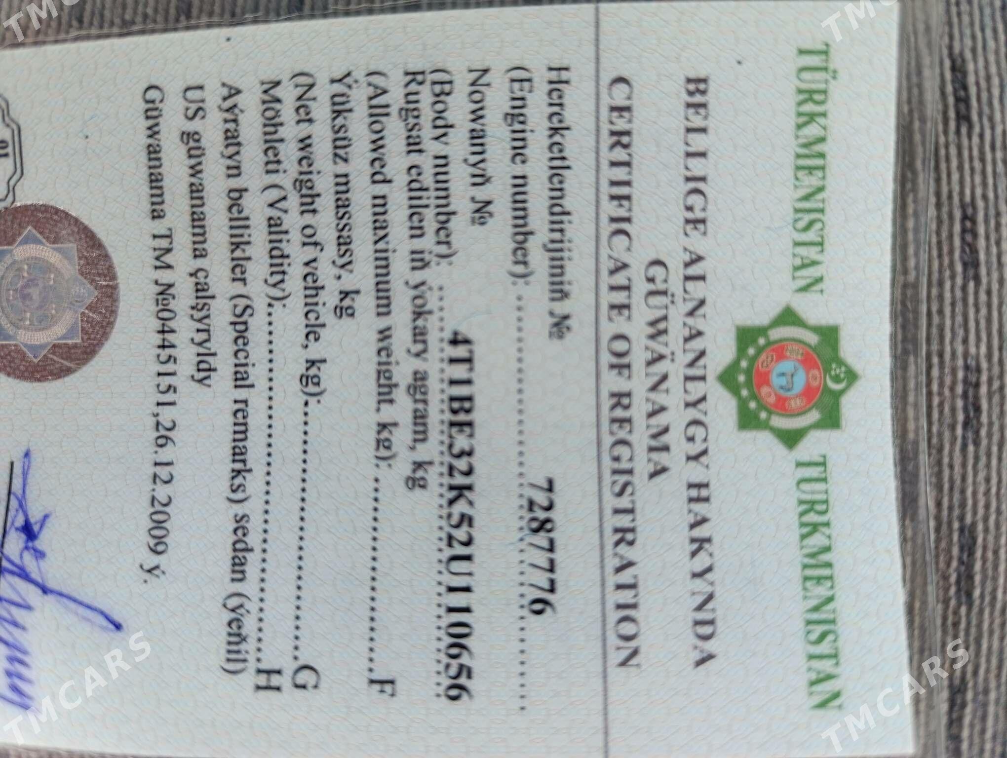 Toyota Camry 2002 - 210 000 TMT - Howdan "B" - img 10