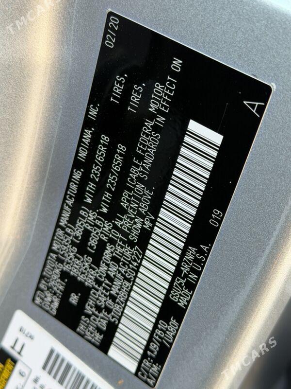 Toyota Highlander 2020 - 463 000 TMT - Балканабат - img 10