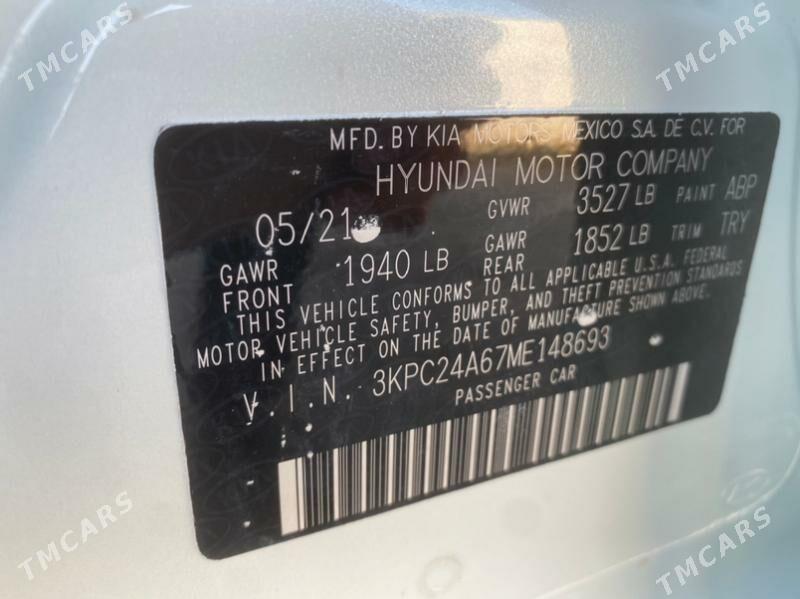 Hyundai Accent 2021 - 199 000 TMT - Ашхабад - img 3