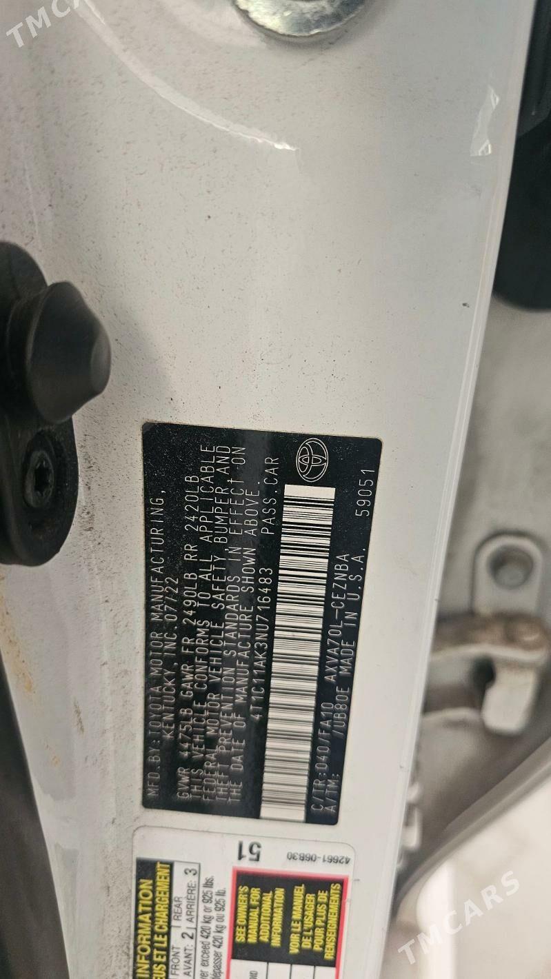 Toyota Camry 2022 - 290 000 TMT - Байрамали - img 3