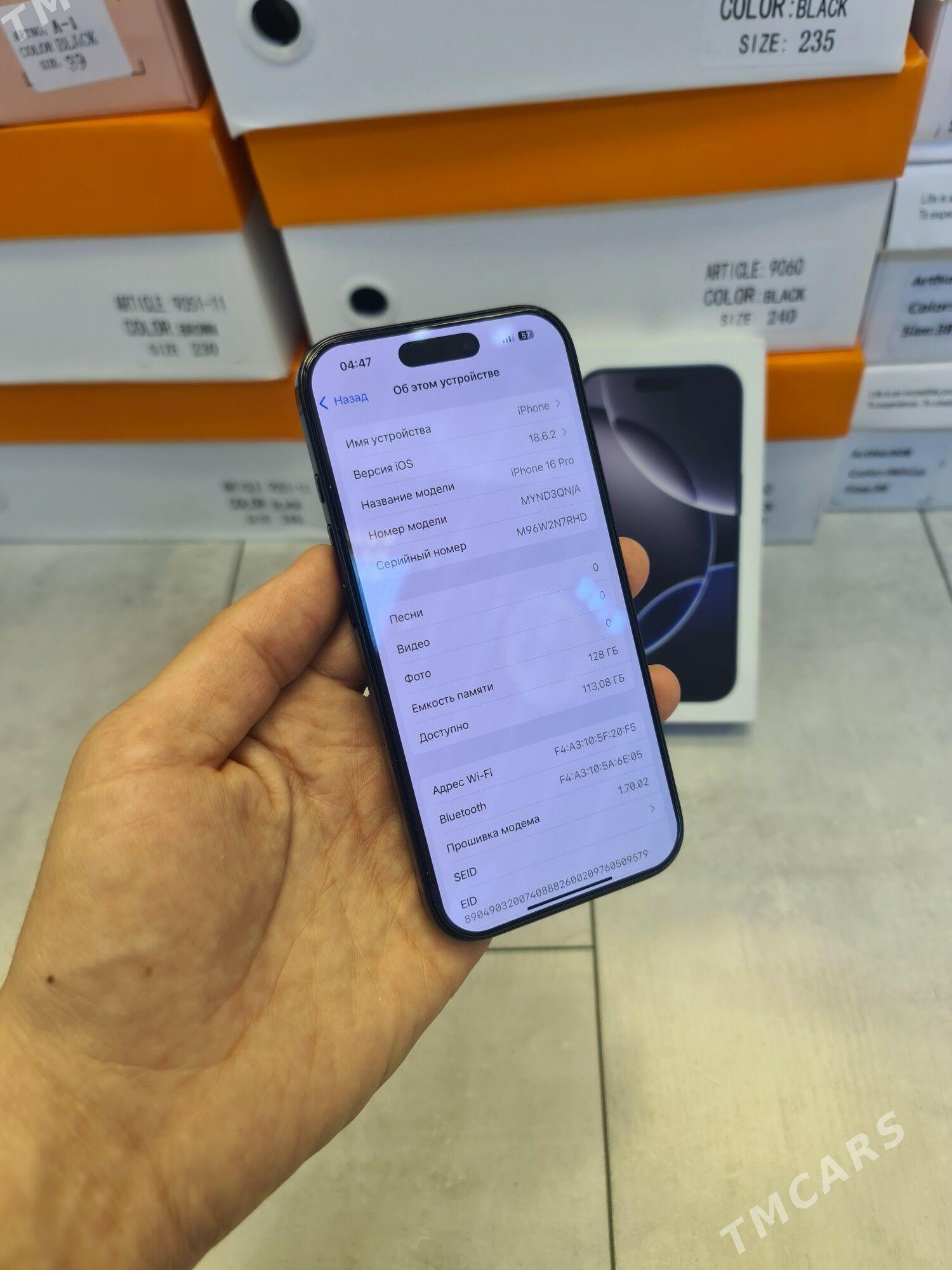 IPHONE 16 PRO 128GB - Ашхабад - img 4