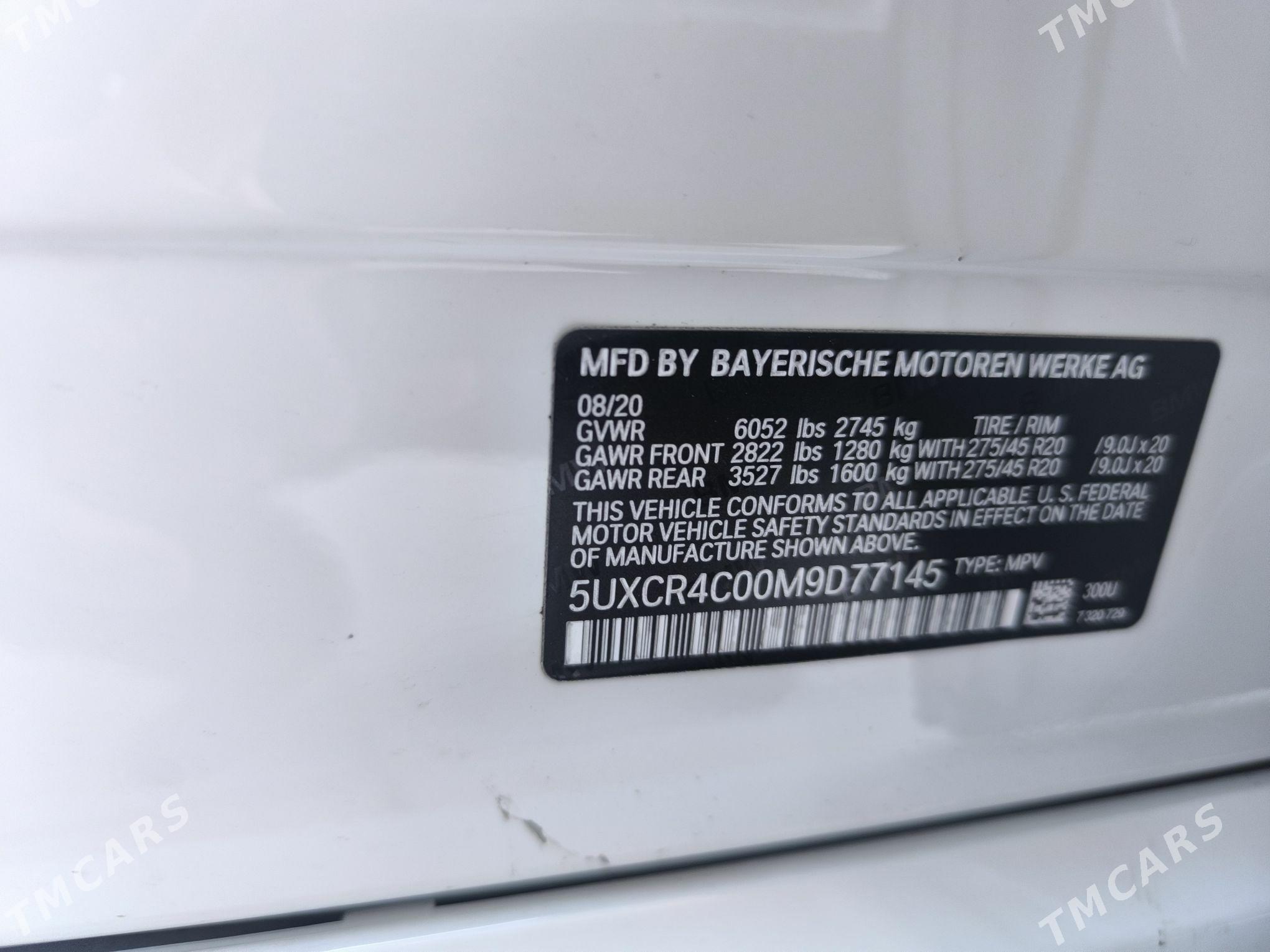 BMW X5 2021 - 760 000 TMT - Aşgabat - img 7