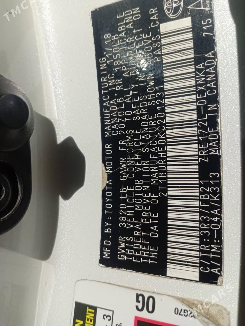 Toyota Corolla 2019 - 215 000 TMT - Parahat 6 - img 8