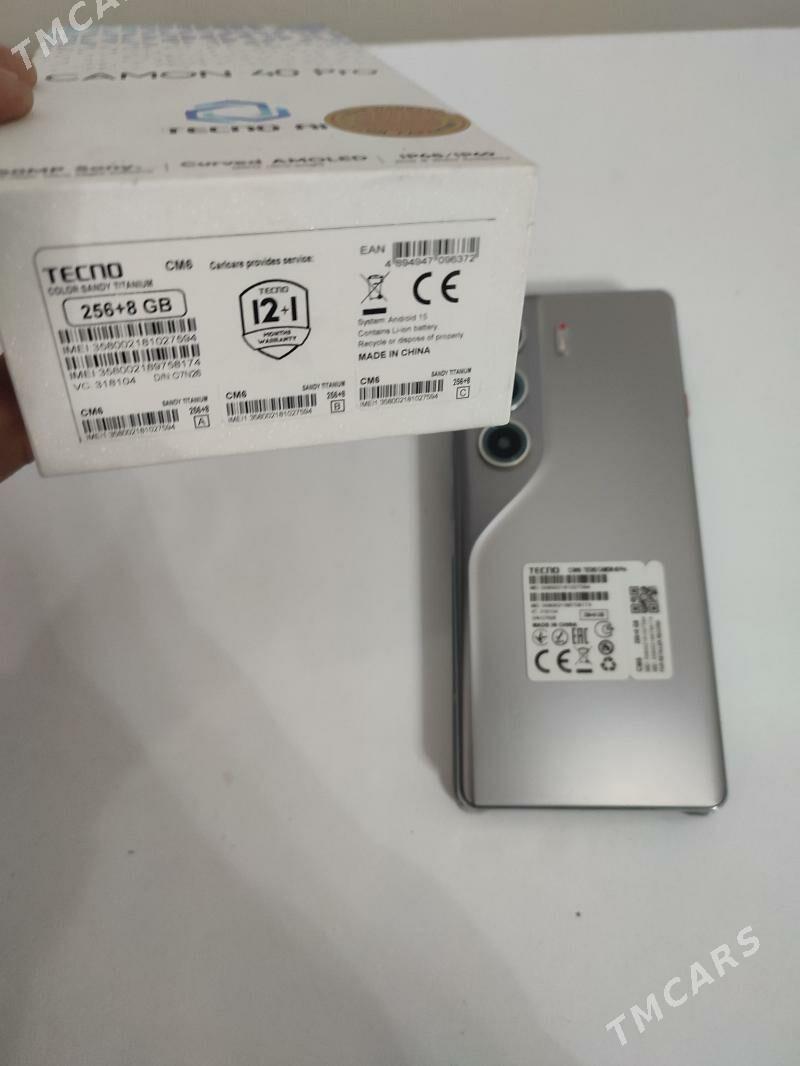 Tecno Camon 40 Pro 8/256 - Baýramaly - img 4