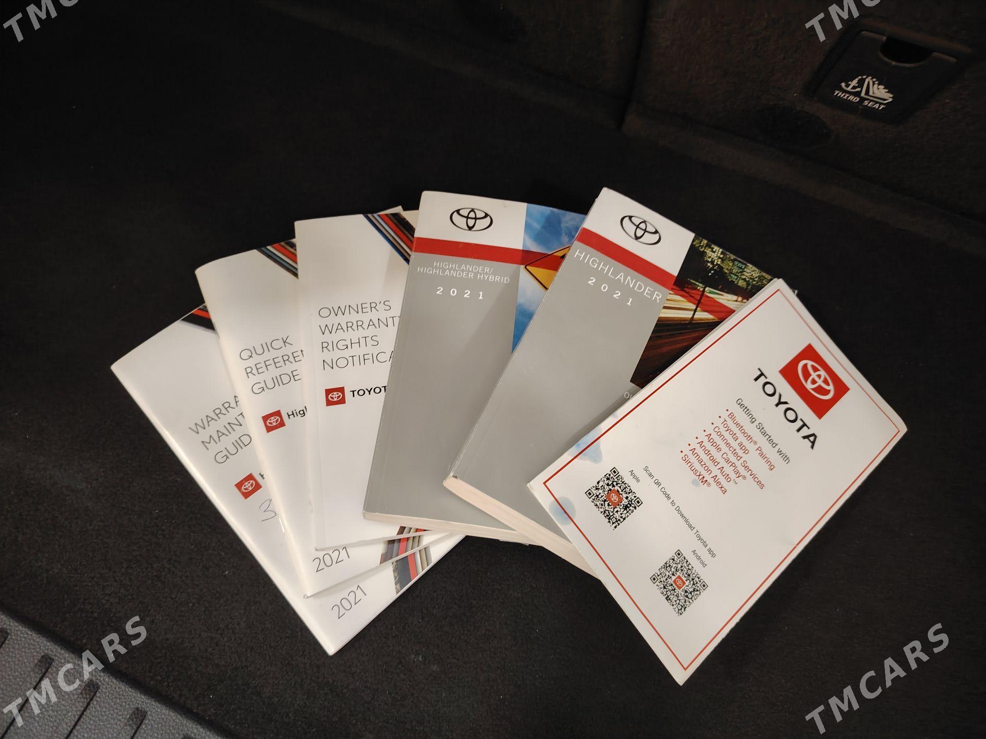 Toyota Highlander 2021 - 540 000 TMT - Дянев - img 10