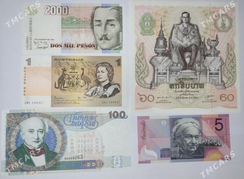 Банкноты, купюры, монеты, pul - Ашхабад - img 3