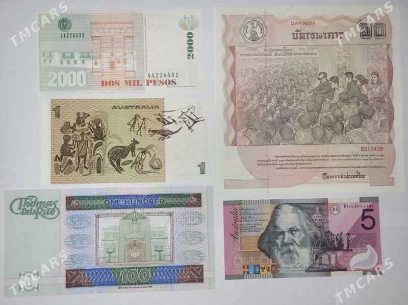 Банкноты, купюры, монеты, pul - Ашхабад - img 4