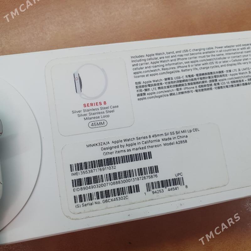 Apple Watch 8 45mm - Moskowskiý köç. (10 ýyl abadançylyk şaýoly) - img 2