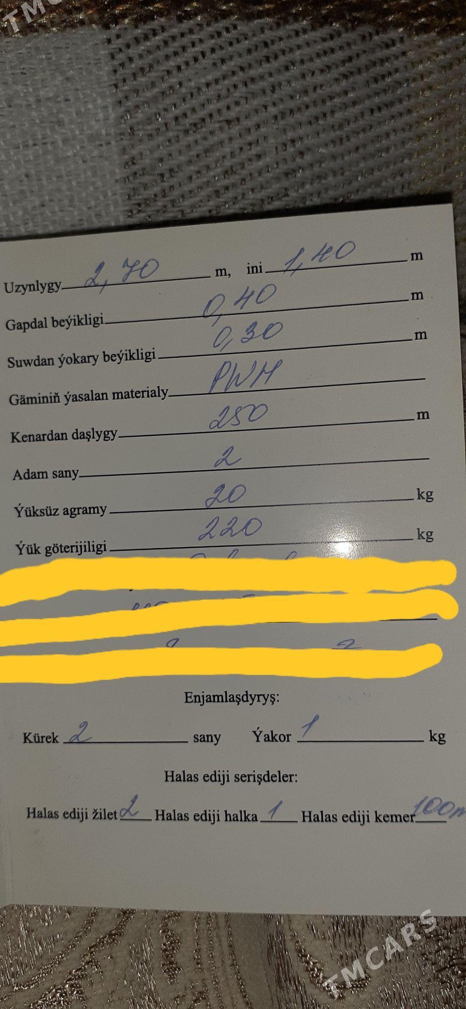 резиновая лодка - Türkmenbaşy - img 5