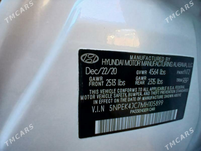Hyundai Sonata 2020 - 320 000 TMT - Ашхабад - img 6