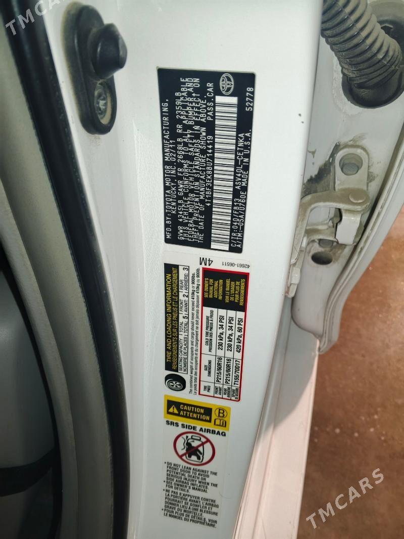 Toyota Camry 2011 - 192 000 TMT - Бахарден - img 7