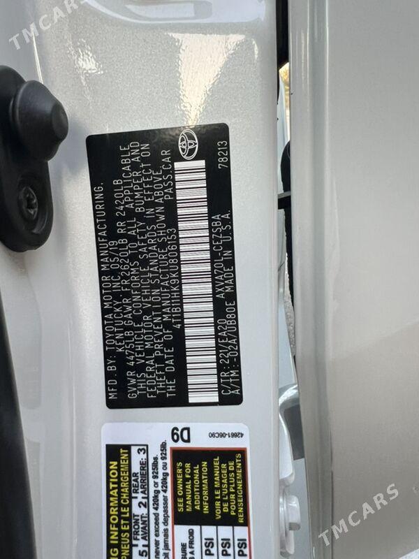 Toyota Camry 2019 - 320 000 TMT - Aşgabat - img 6