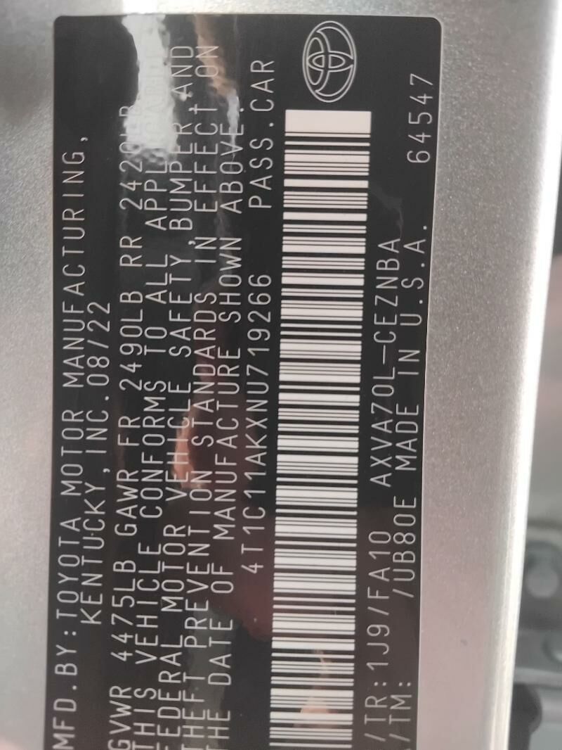 Toyota Camry 2022 - 310 000 TMT - Bäherden - img 9