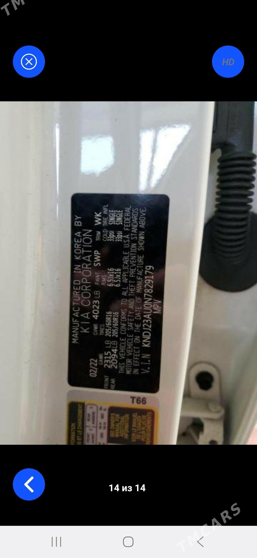 Kia Soul 2022 - 233 000 TMT - ул. Подвойского (Битарап Туркменистан шаёлы) - img 5