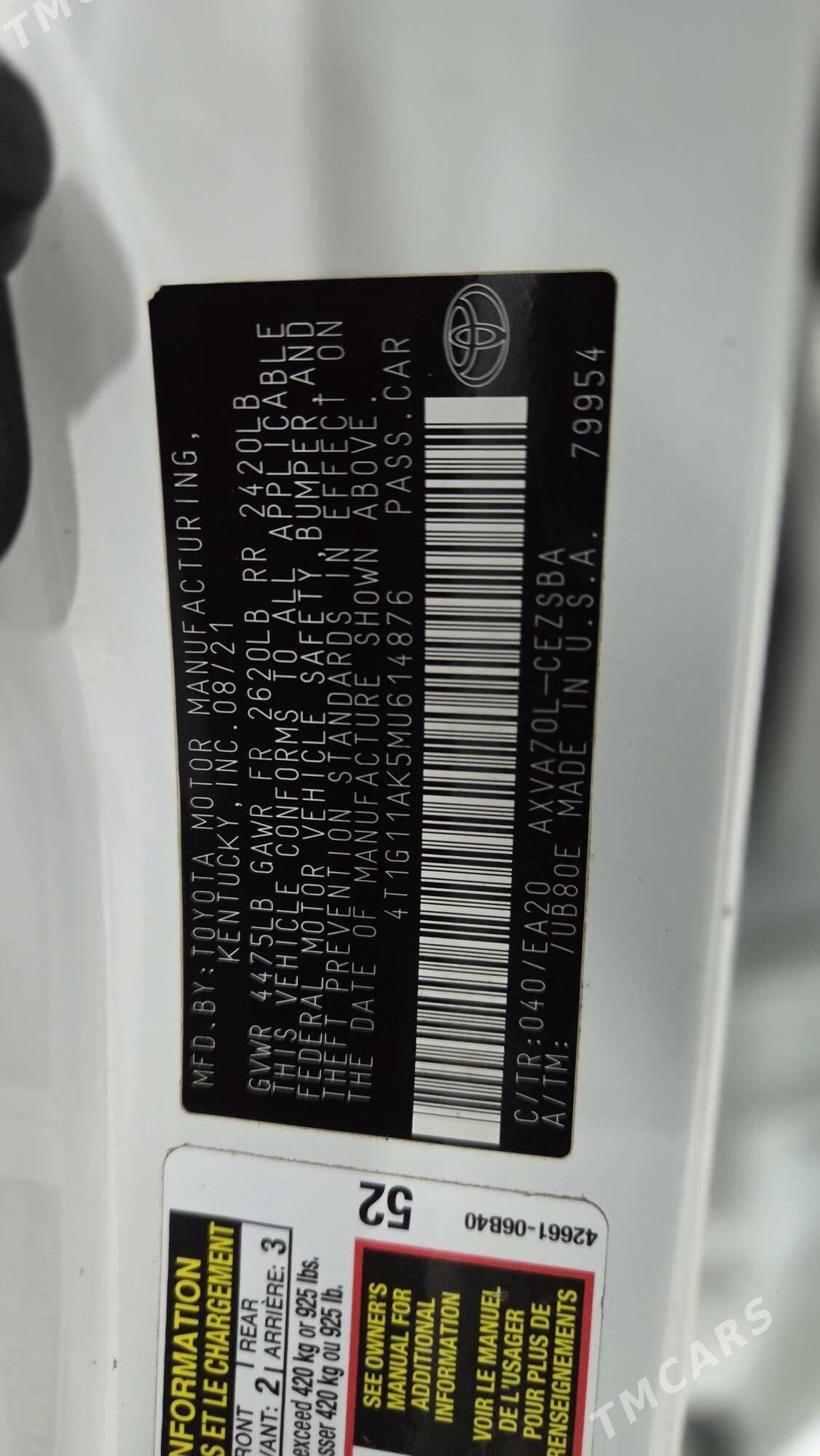 Toyota Camry 2022 - 351 016 TMT - Мары - img 6