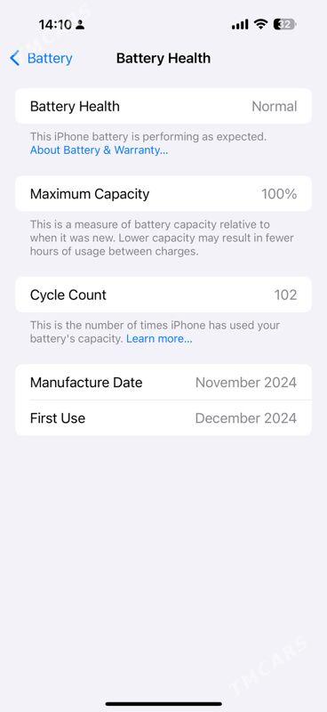 iPhone 16 pro max 100% - Aşgabat - img 2