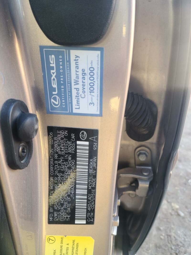 Lexus ES 330 2005 - 270 000 TMT - Гурбансолтан Едже - img 9