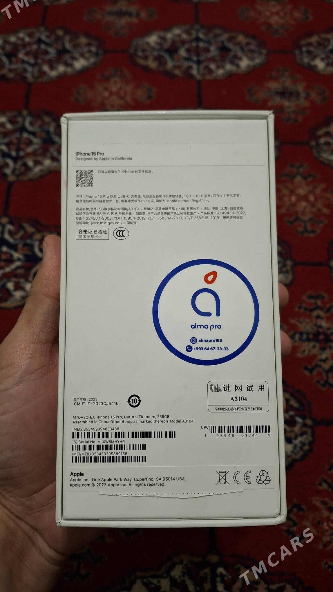 15 pro 256Gb - Aşgabat - img 2