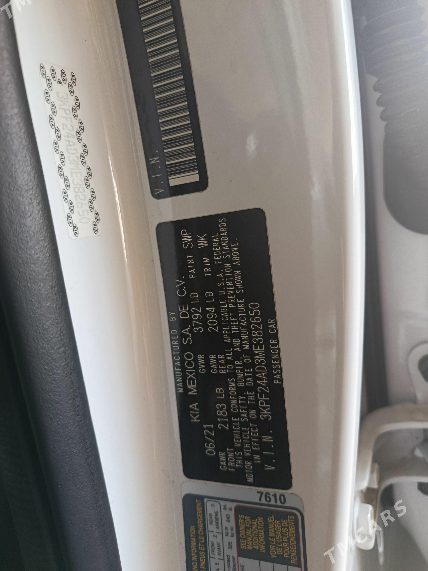 Kia Forte 2021 - 230 000 TMT - Мары - img 9