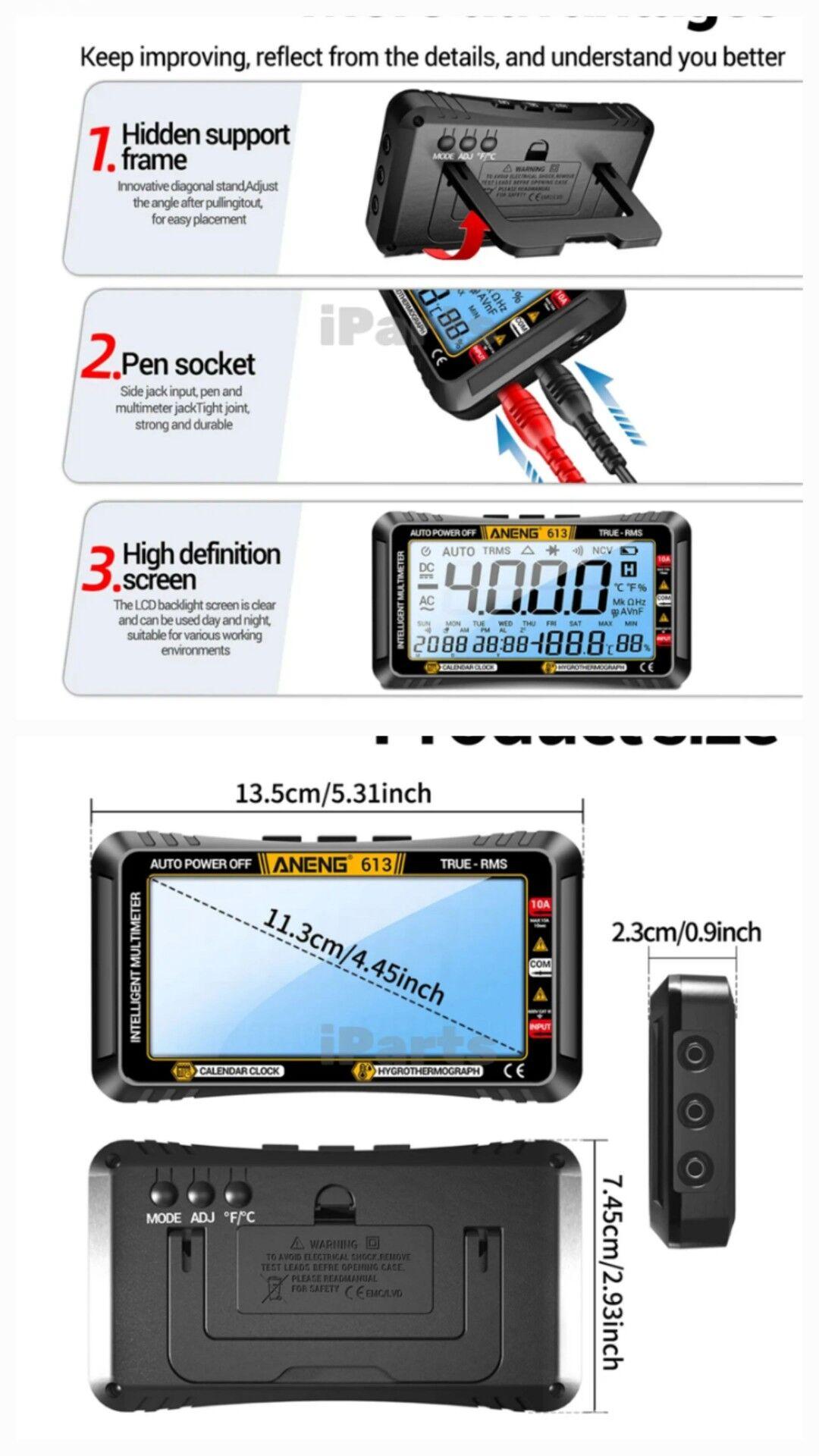 Smart 3/1 Multimeter Aneng 613 - Мары - img 4