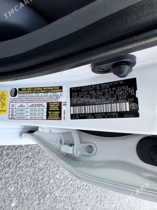 Toyota Camry 2020 - 350 000 TMT - Büzmeýin - img 10