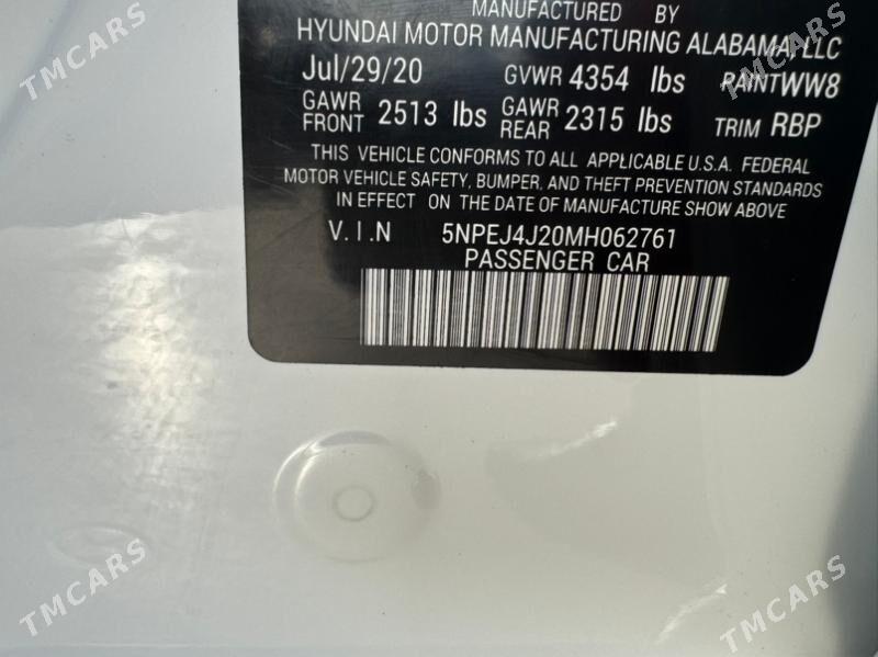 Hyundai Sonata 2020 - 260 000 TMT - Aşgabat - img 8