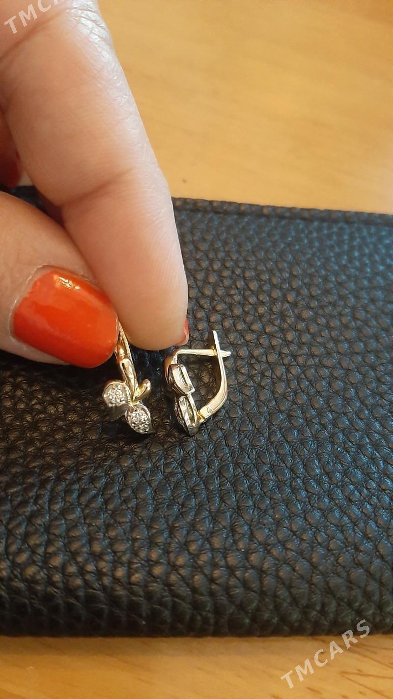 золотые серьги. - Ашхабад - img 2