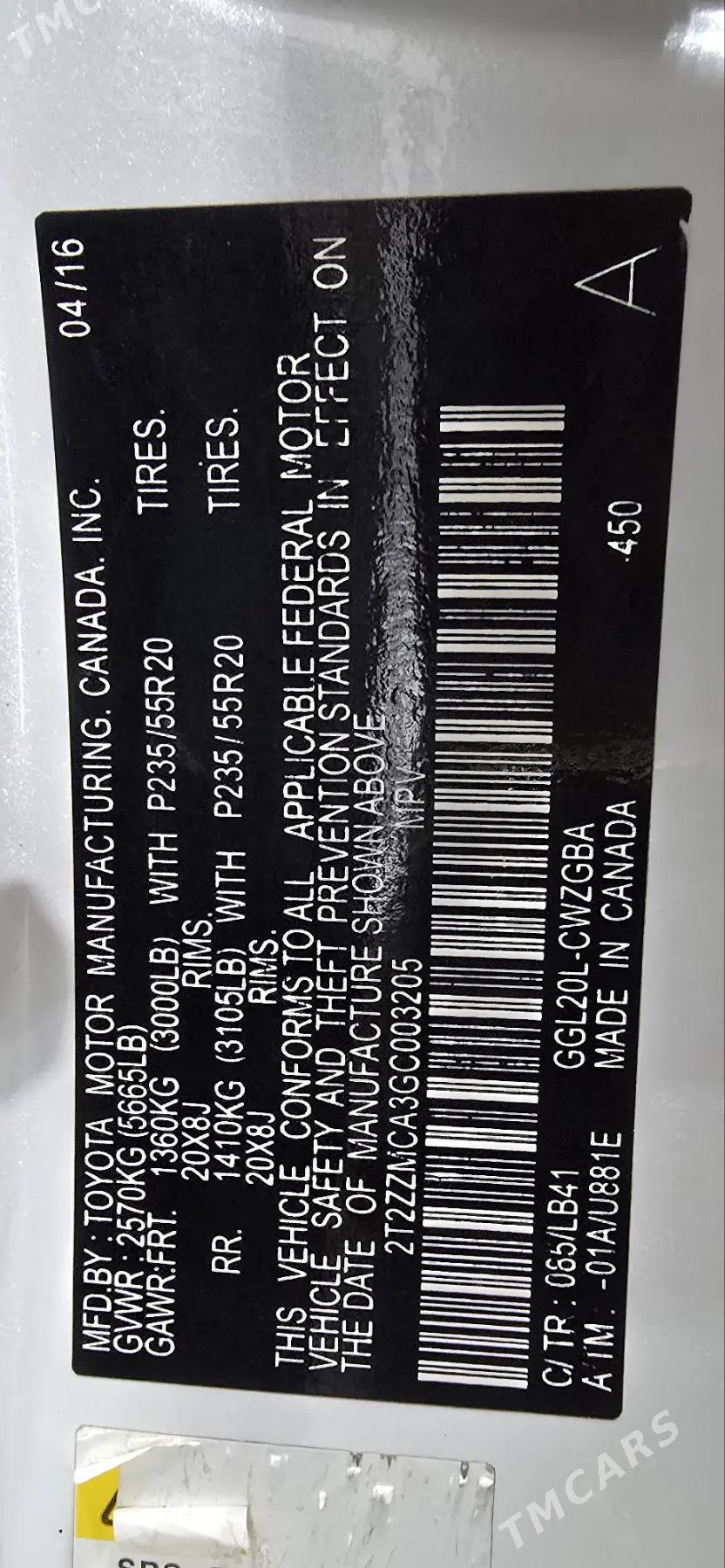 Lexus RX 350 2016 - 455 000 TMT - Туркменабат - img 6