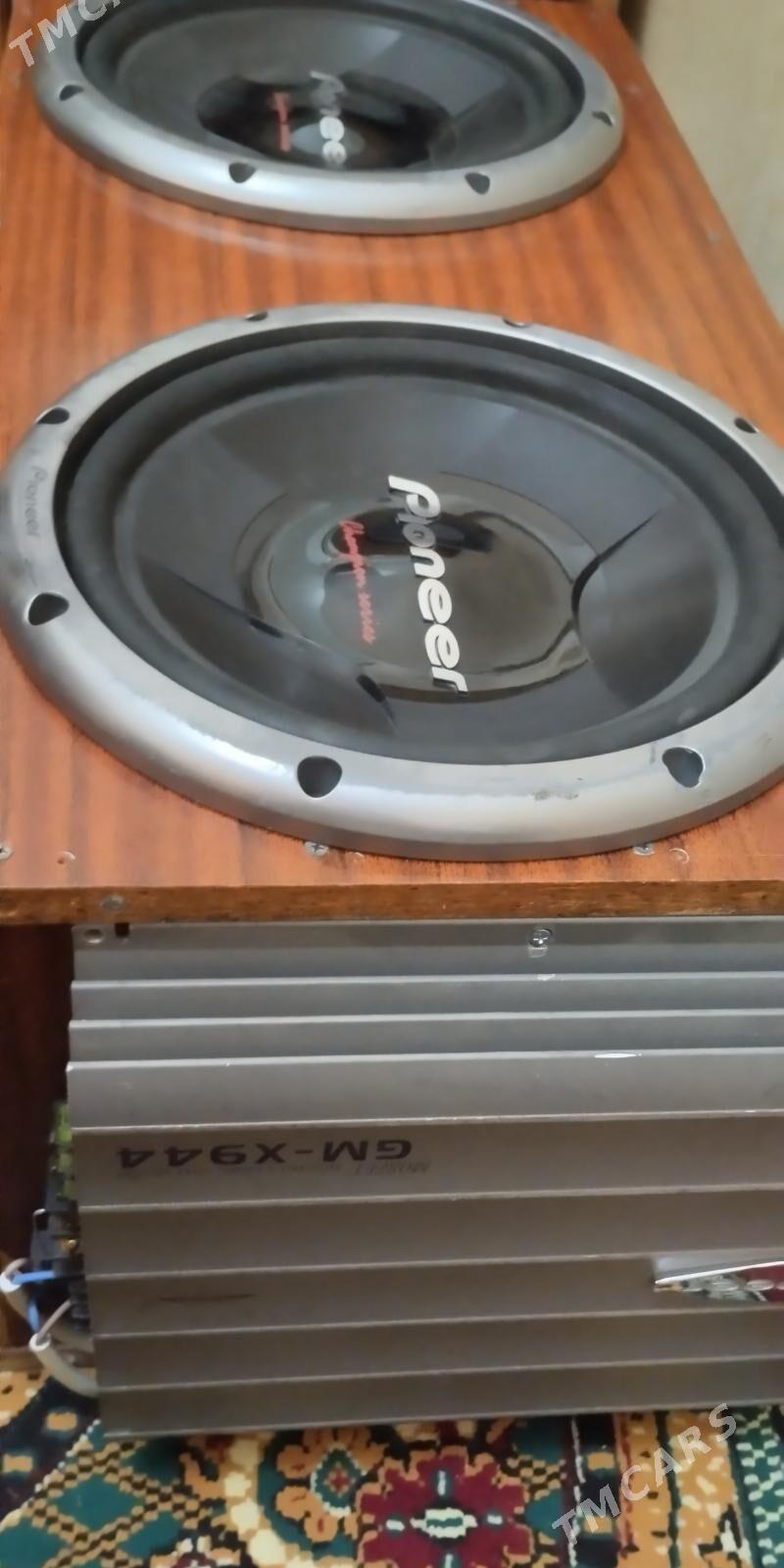 PIONEER сабвуфер + усилитель б/у - Aşgabat - img 2
