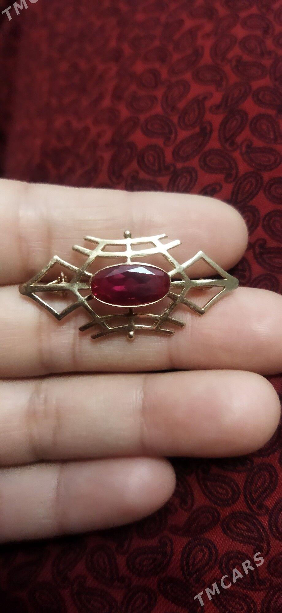 gyzyl broşka - Бузмеин - img 2