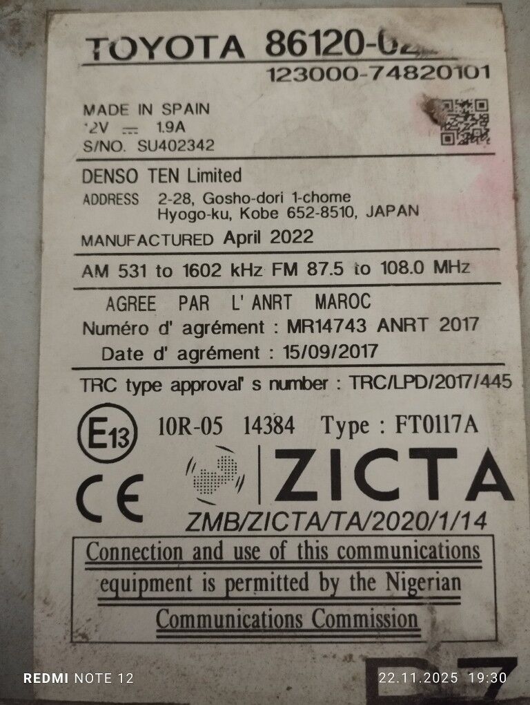 tayota magintafon 1 100 TMT - Туркменгала - img 3