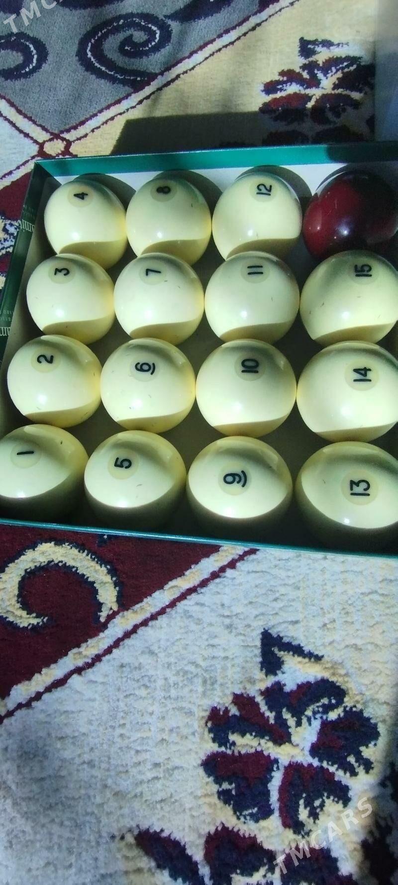 bilŷard şar бильярд - Podwoýski köç. (Bitarap Türkmenistan şaýoly) - img 2