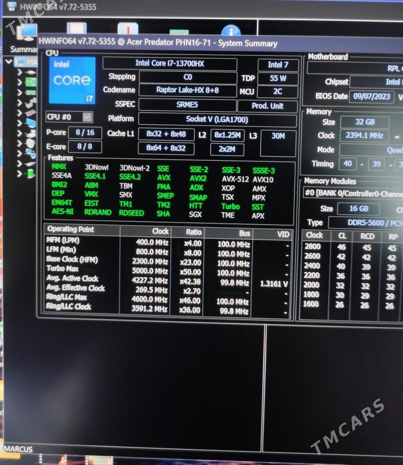 Acer Predator Helios Neo 16 - Мургап - img 4