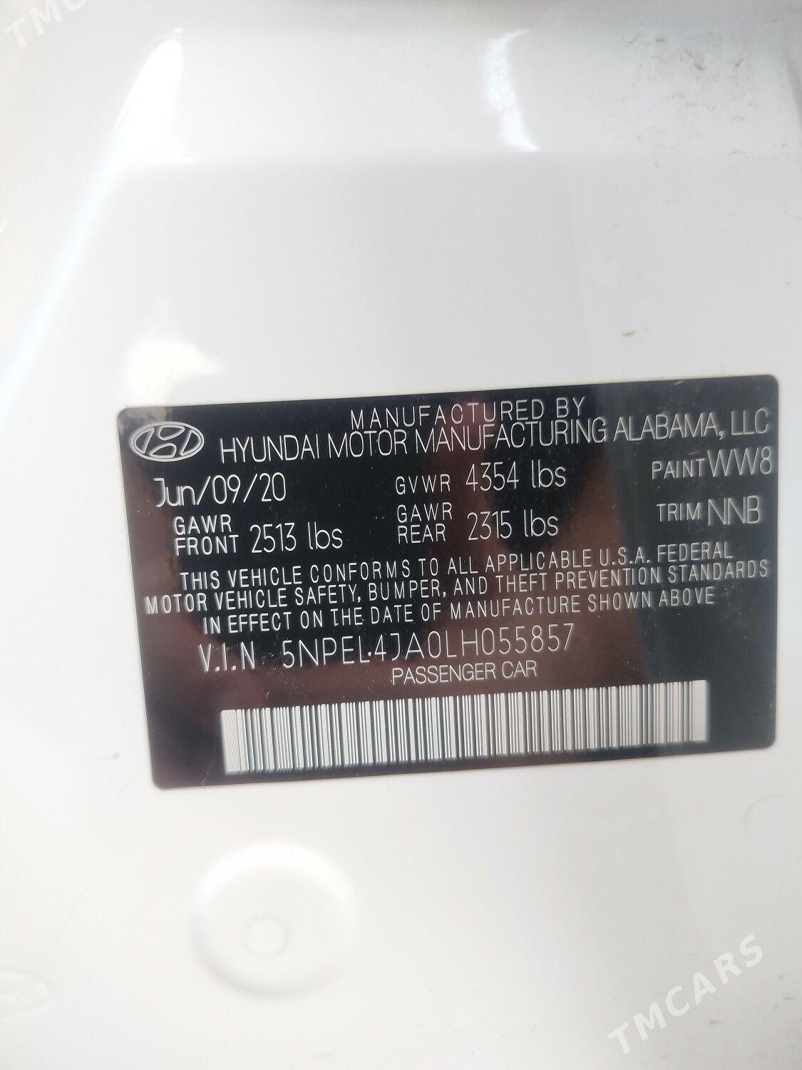 Hyundai Sonata 2020 - 290 000 TMT - Aşgabat - img 5