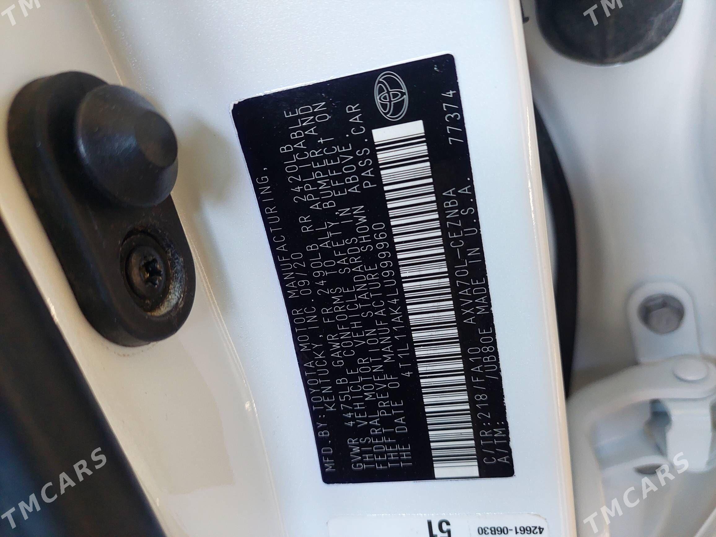 Toyota Camry 2020 - 295 000 TMT - Mary - img 3