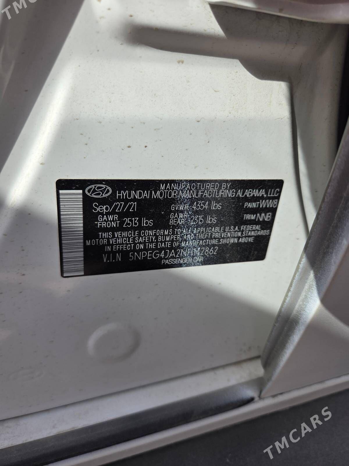 Hyundai Sonata 2021 - 270 000 TMT - Ашхабад - img 5