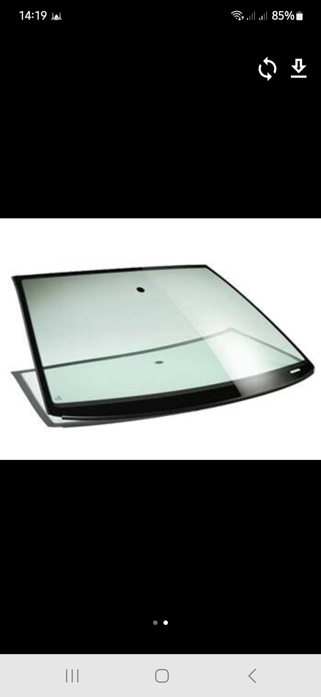 Лобовое стекло от Катапиллер 5 000 TMT - Хитровка - img 2