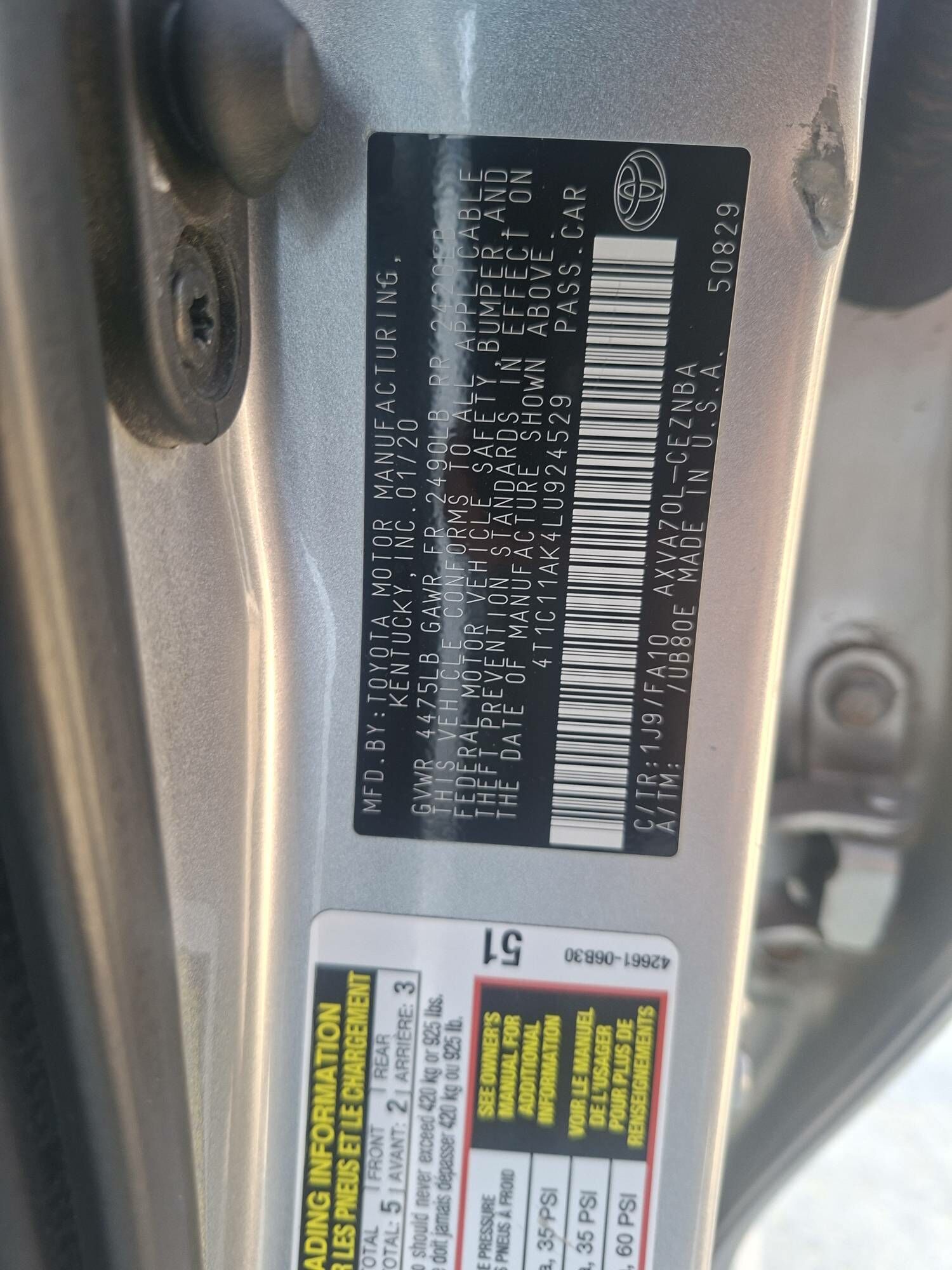 Toyota Camry 2020 - 300 000 TMT - Мары - img 9