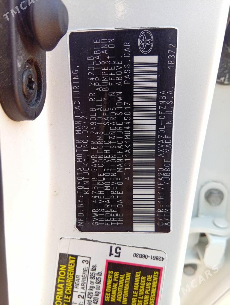 Toyota Camry 2021 - 290 000 TMT - Mary - img 3