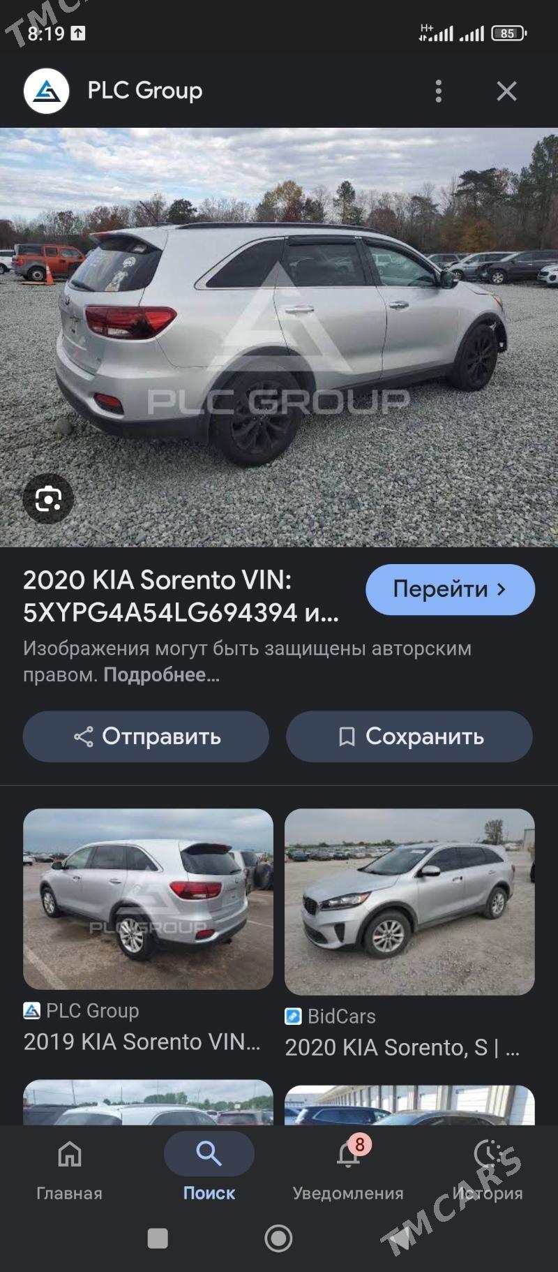 Kia Sorento 2020 - 320 000 TMT - Туркменгала - img 6